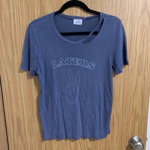 DISTRESSED LATERS TEE